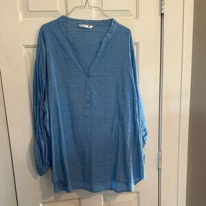 Riders by Lee blue top women’s size 4x